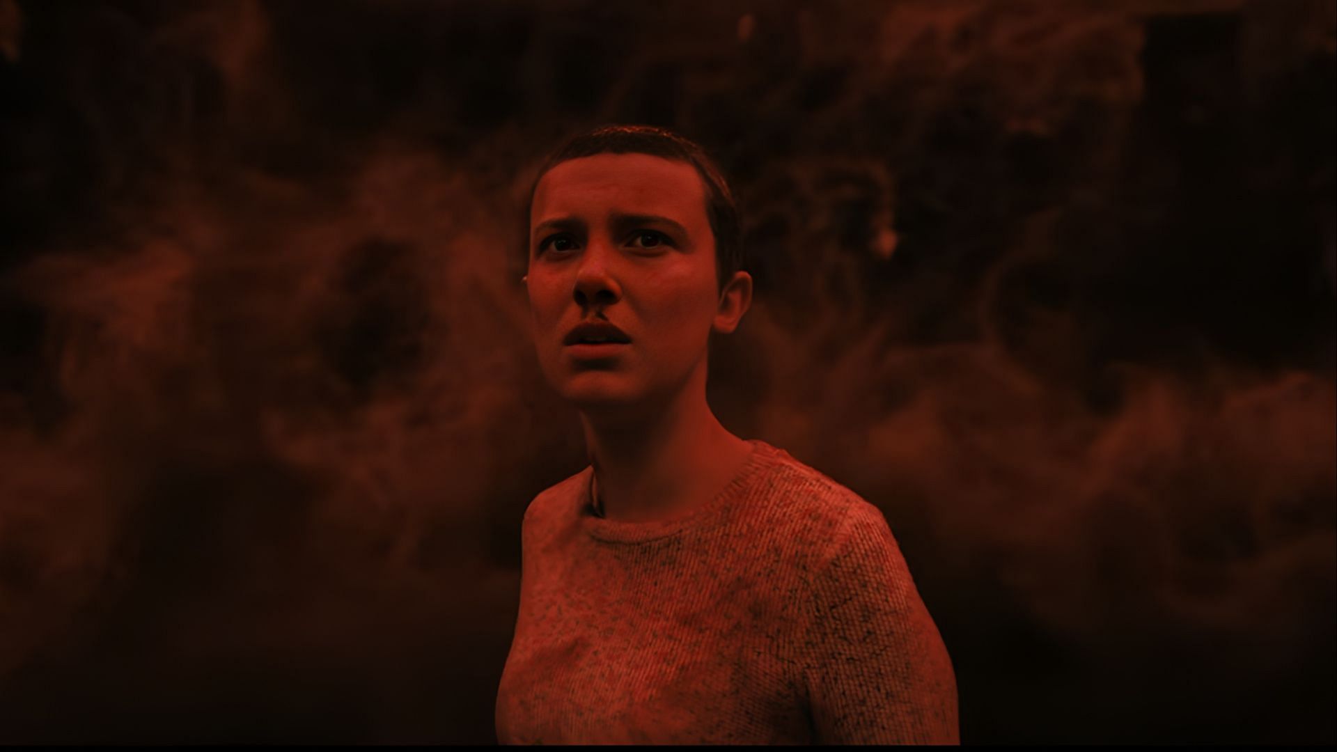 Stranger Things reimagines Eleven as a corrupted queen of the Upside Down, no longer saving the world, but shaping it in her image. (Image via Netflix)
